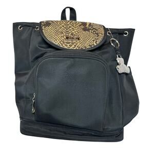 Vintage My Millennium Baby Kicker & David Designer Diaper Bag Backpack, & pad